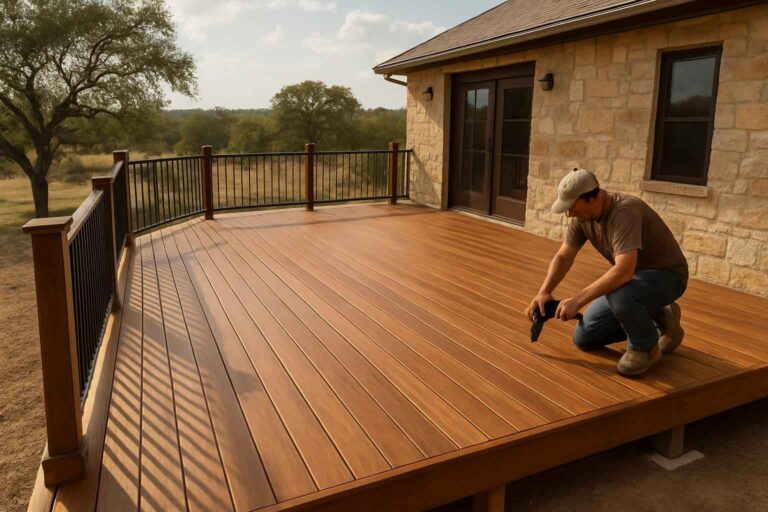 Deck Construction Contractor In Fredericksburg TX wood deck builder in fredericksburg tx