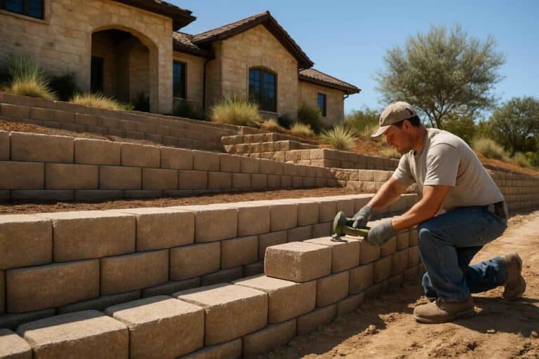 Retaining Wall Contractor In Harper TX block retaining wall builder in harper tx