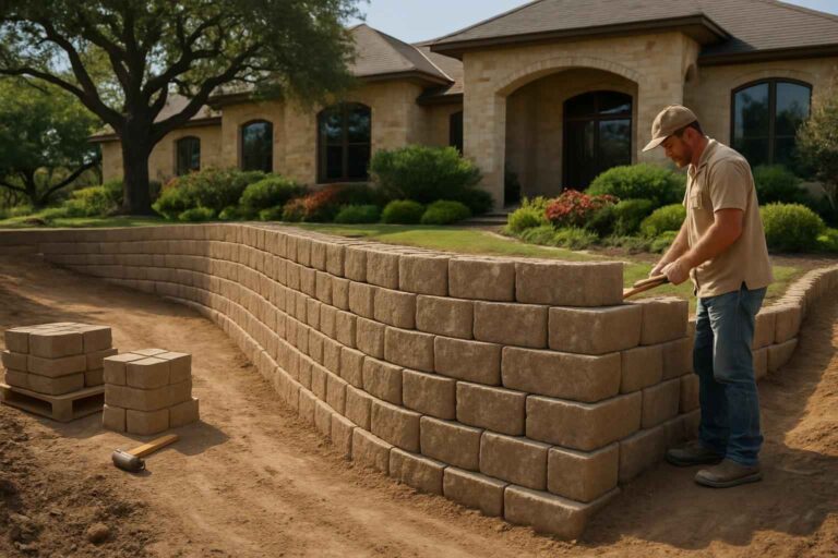 Retaining Wall Contractor In Kerrville TX block retaining wall builder in kerrville tx