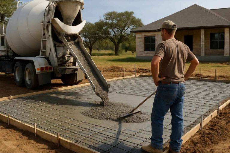 Concrete Slabs Foundations Contractor In Doss TX concrete slab pouring company in doss tx