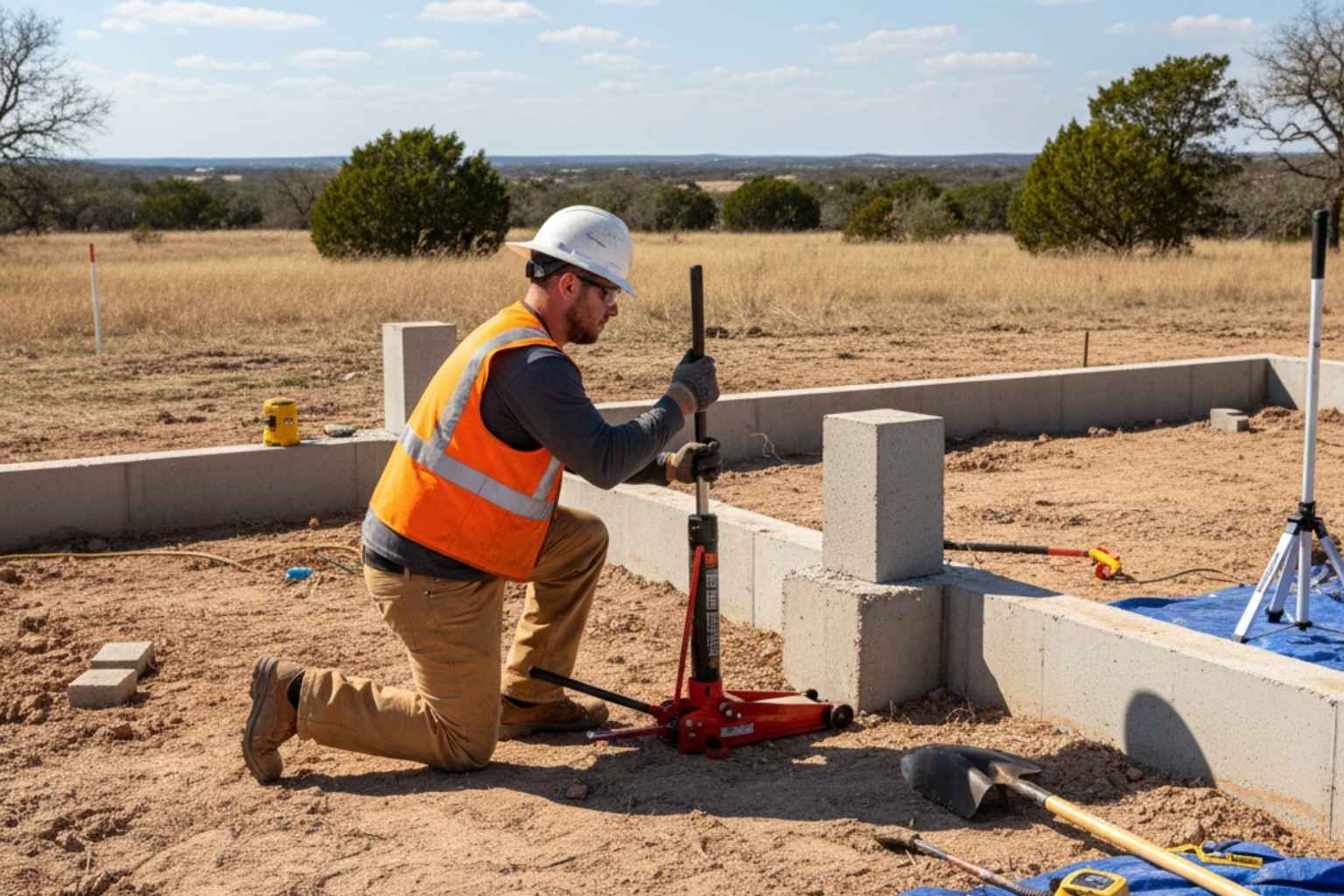 foundation leveling company in harper