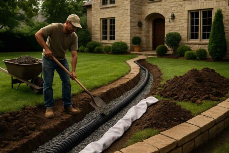 Drainage Solutions Contractor In Kerrville TX french drain installation contractor in kerrville tx