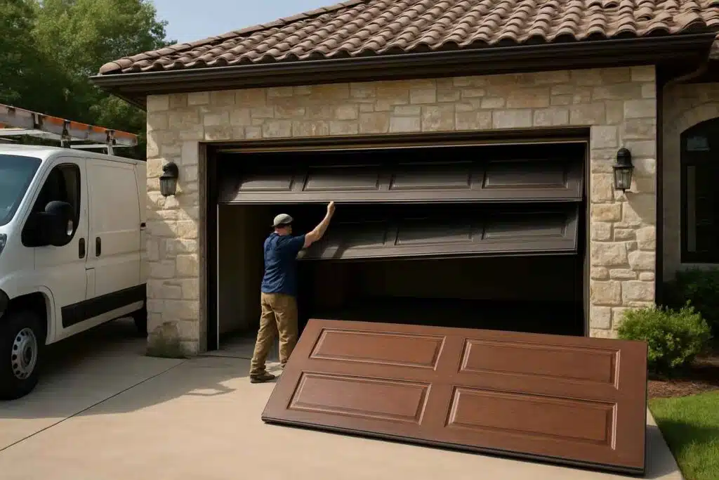 garage door replacement company in harper tx