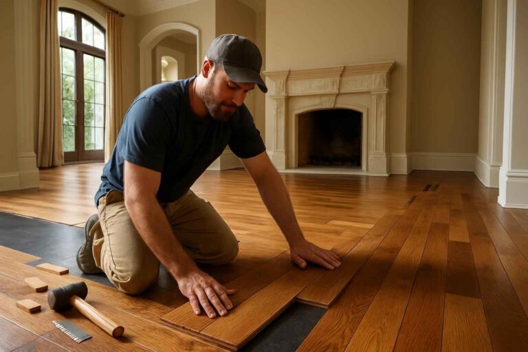 hardwood floor installer in doss tx