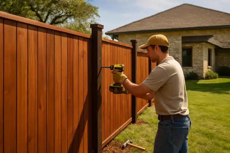 Fence Installation Contractor In Hye TX privacy fence installer in hye tx