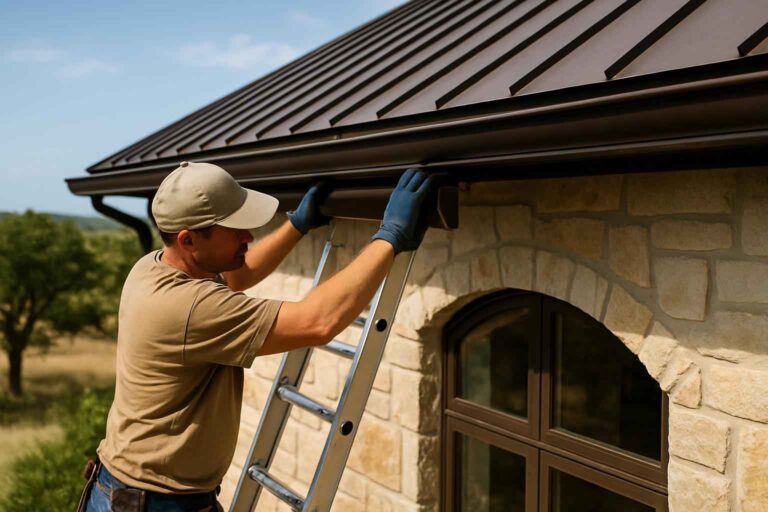 seamless gutter installer in hye tx