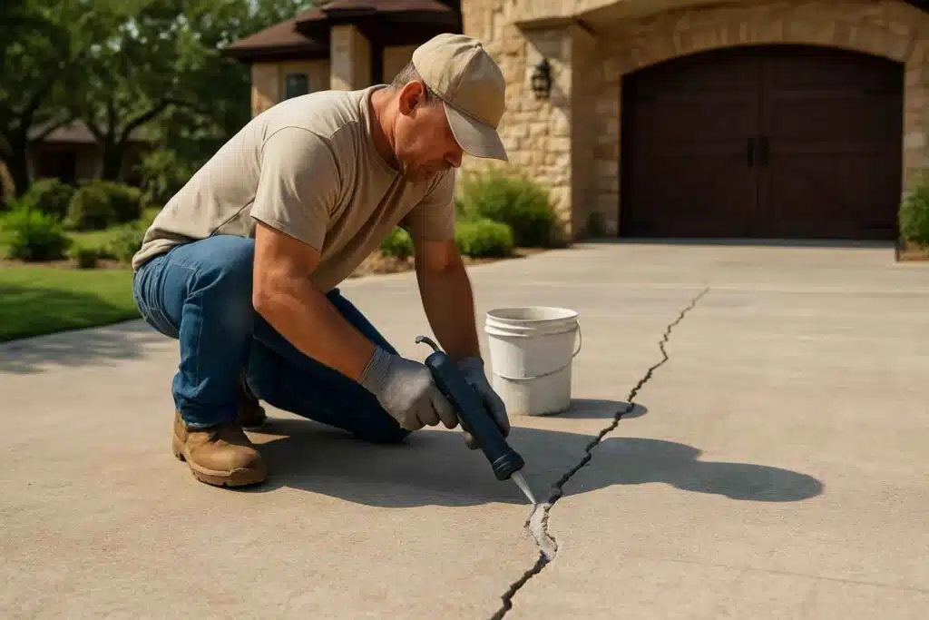 slab crack repair service in harper tx