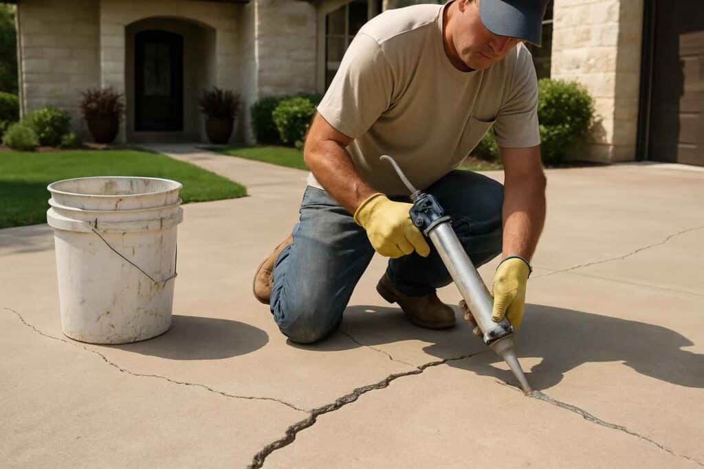 slab crack repair service in hye tx