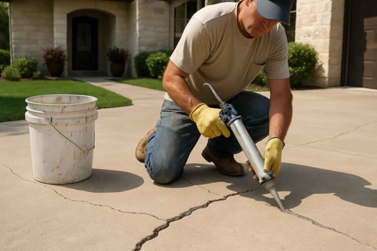 Concrete Repair Contractor In Hye TX slab crack repair service in hye tx