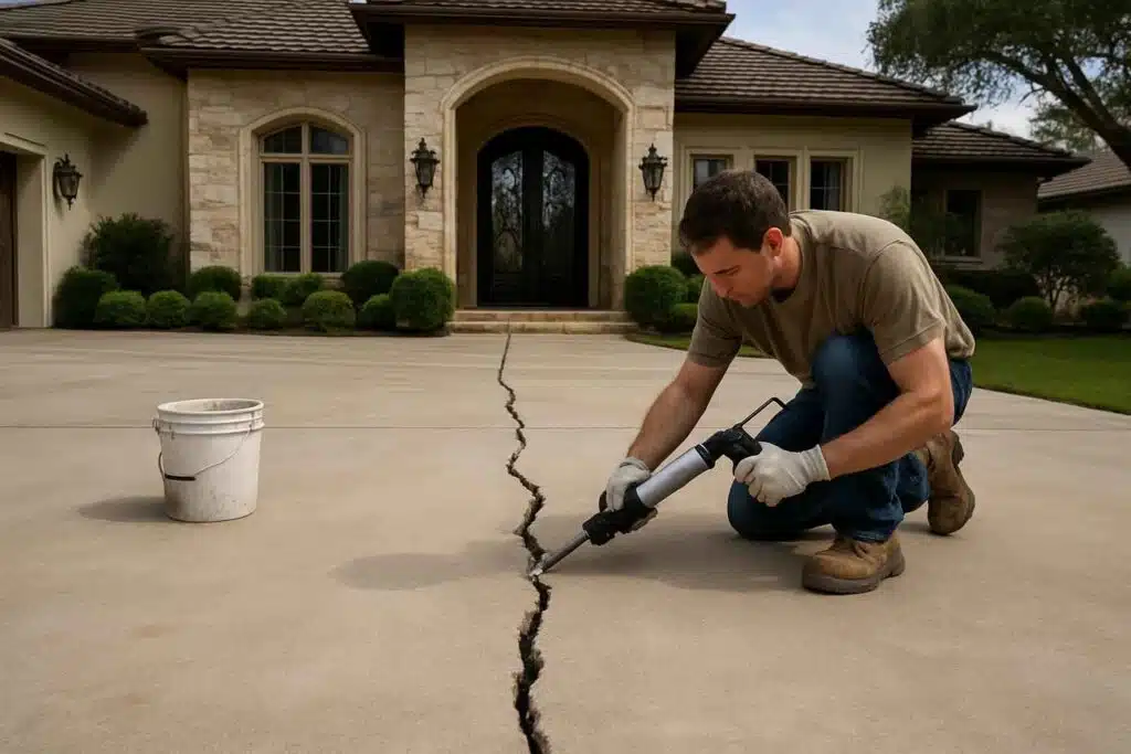 slab crack repair service in kerrville tx