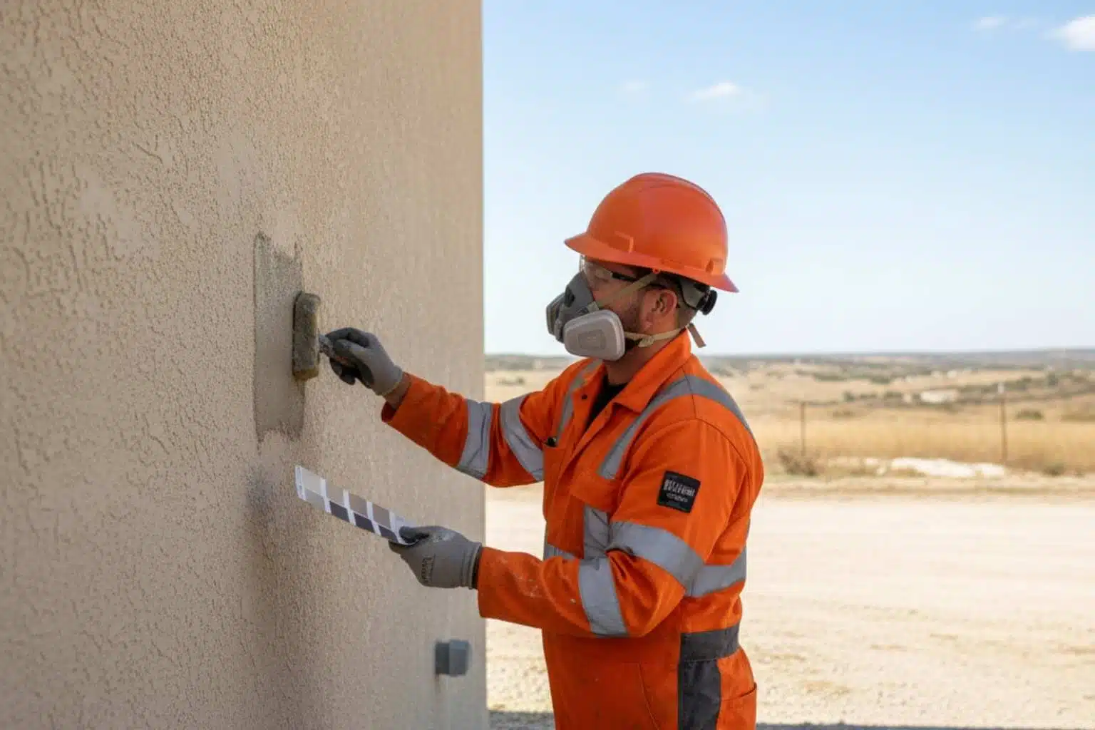 stucco color match service in doss tx