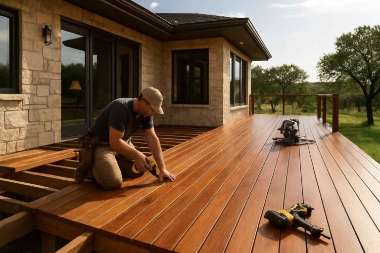 Deck Construction Contractor In Doss TX wood deck builder in doss tx