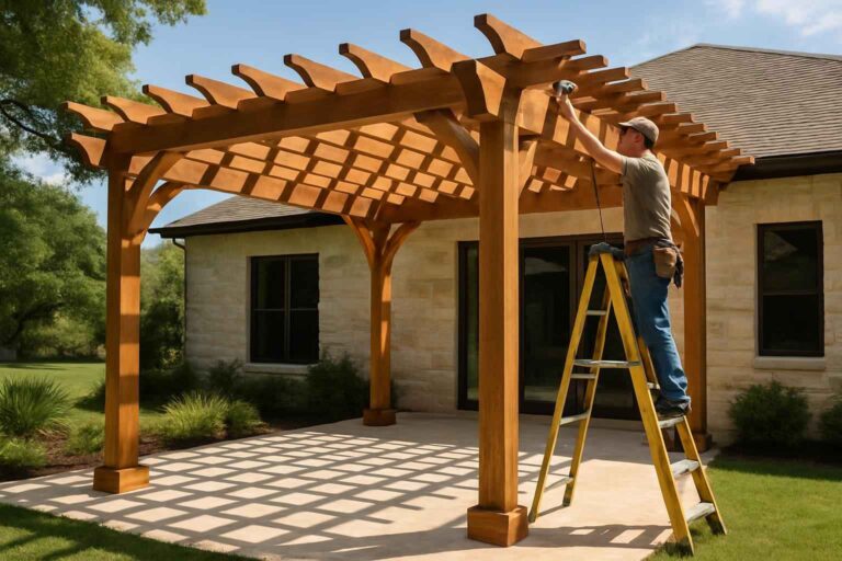 Pergola Contractor In Kerrville TX wood pergola builder in kerrville tx
