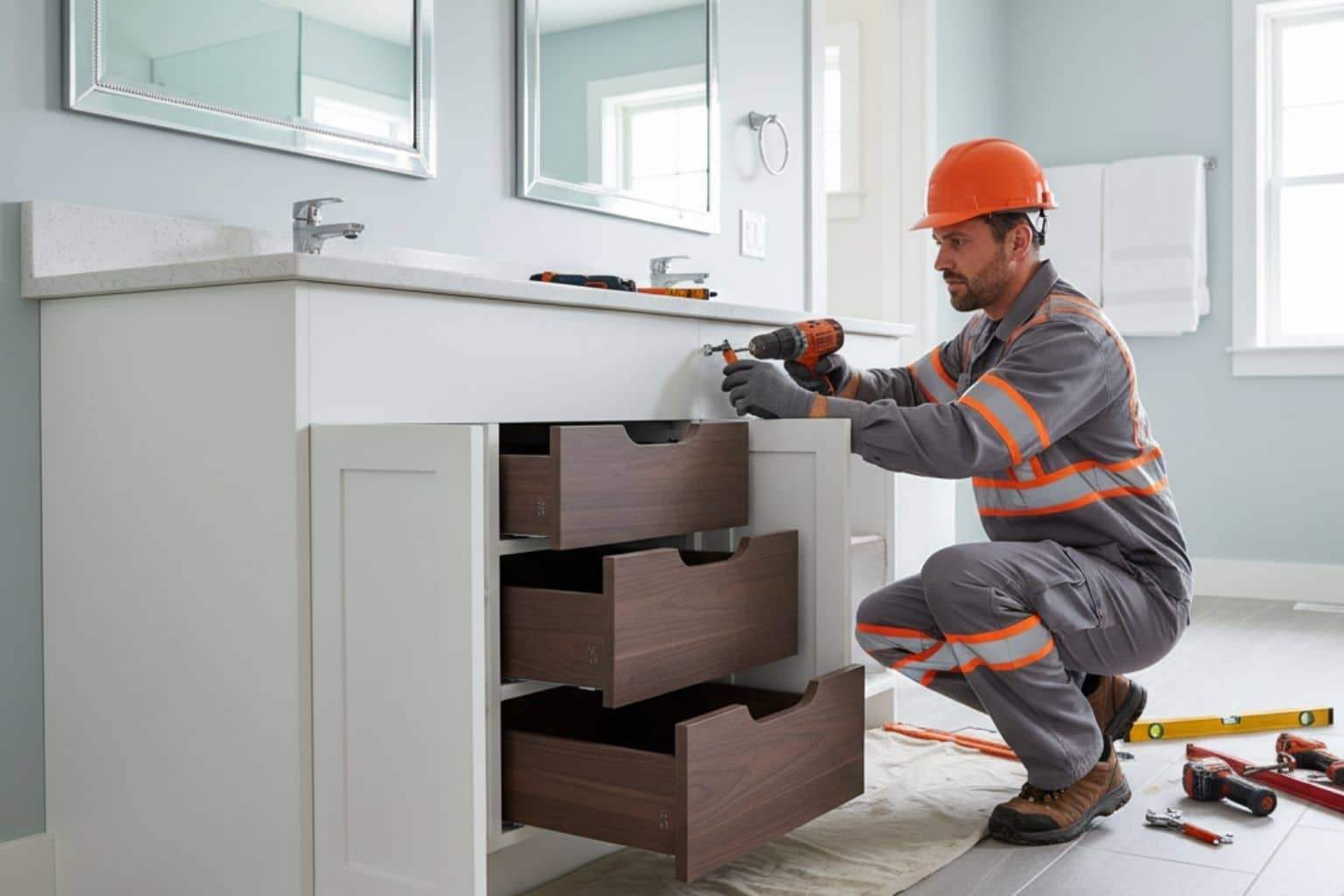 Bathroom Vanity Installation Service in Center Point TX