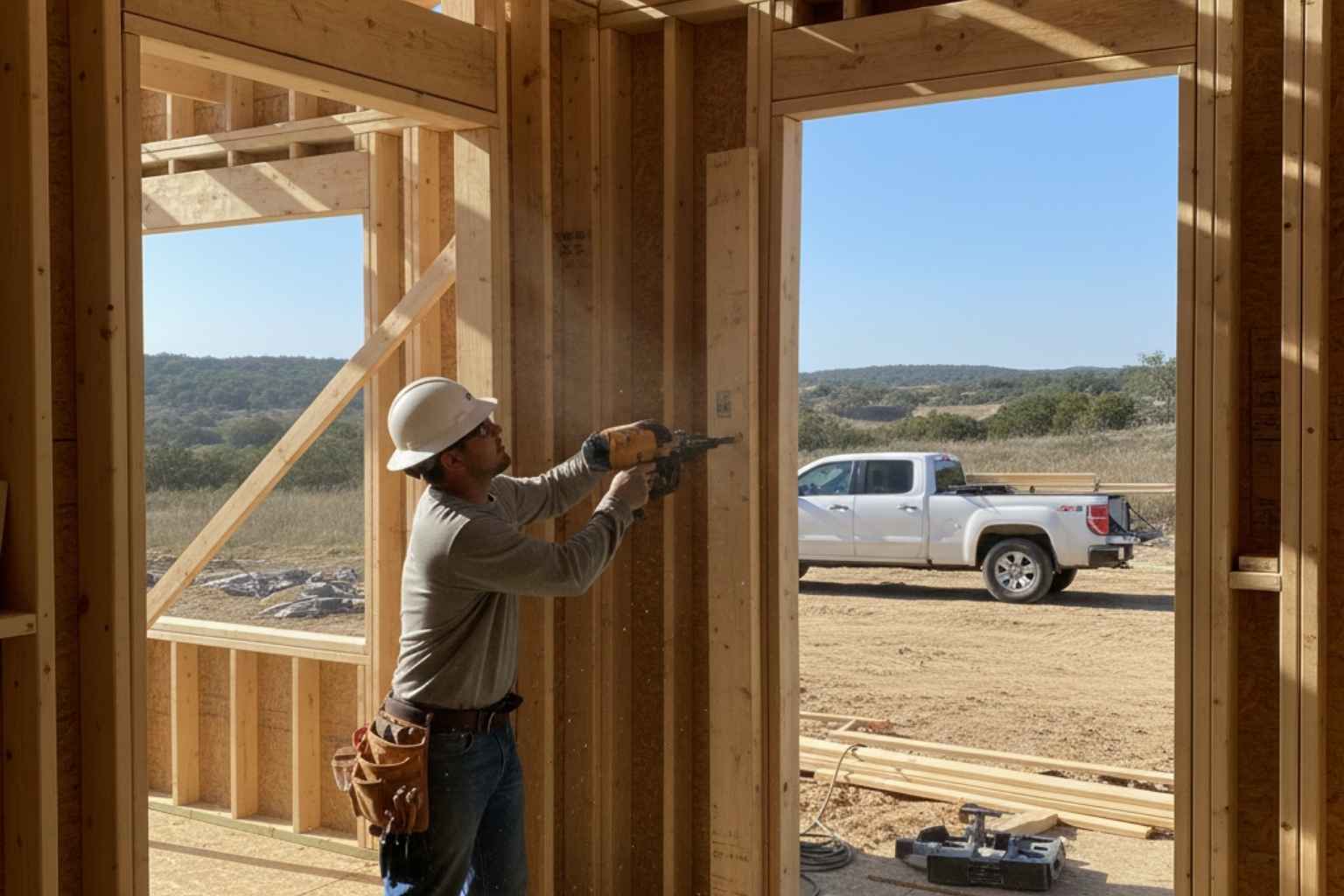 Framing Carpentry Contractor In Ingram TX Doorway Framing Service in Ingram TX