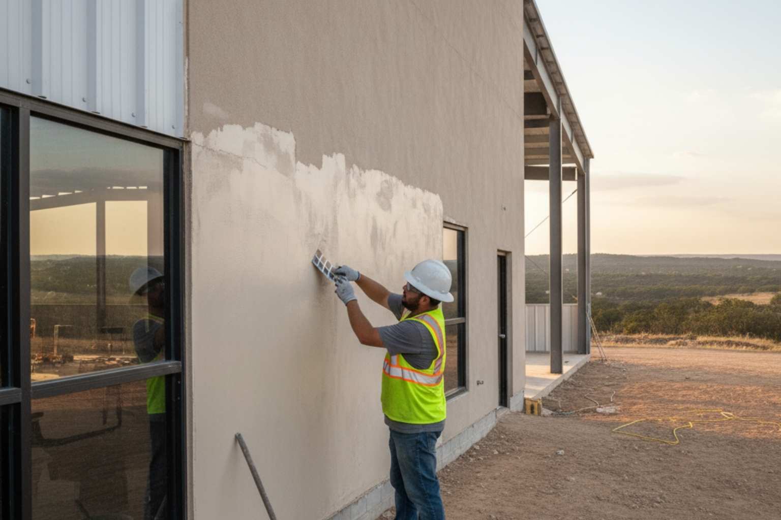 Stucco Color Match Service in Center Point TX