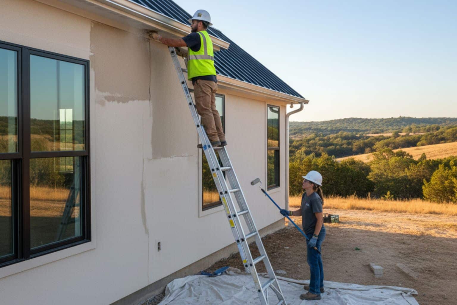 Stucco Repair Paint Service in Johnson City TX