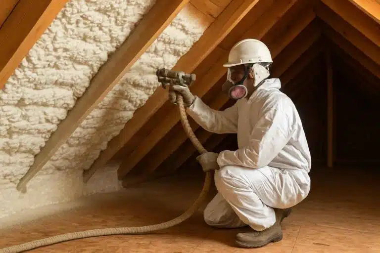 attic spray foam installer in ingram tx