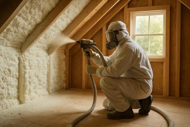 attic spray foam installer in johnson city tx