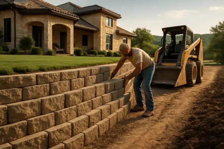 Retaining Wall Contractor In Sisterdale TX block retaining wall builder in sisterdale tx