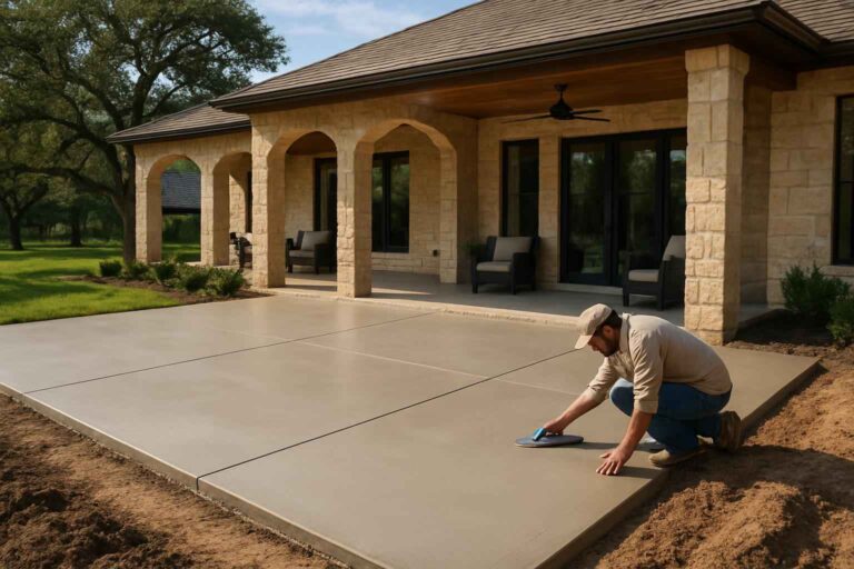Patio Construction Contractor In Blanco TX concrete patio installation service in blanco tx