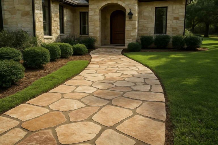 Path Walkway Contractor In Center Point TX flagstone walkway installer in center point tx