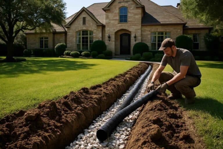 Drainage Solutions Contractor In Camp Verde TX french drain installation contractor in camp verde tx