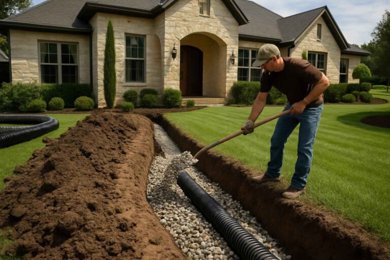 Drainage Solutions Contractor In Sisterdale TX french drain installation contractor in sisterdale tx