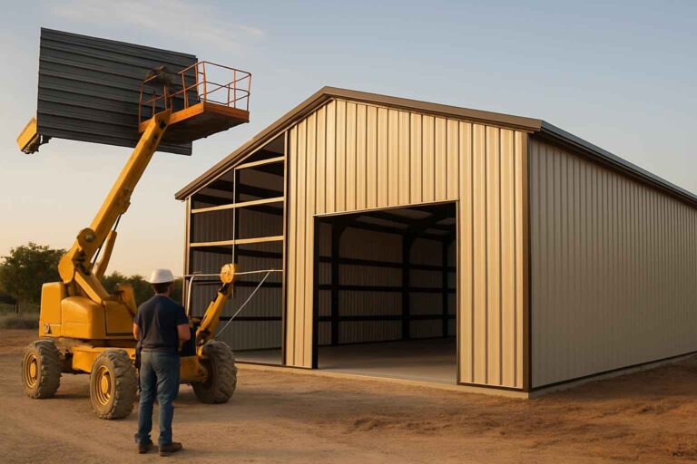 metal building construction company in johnson city tx