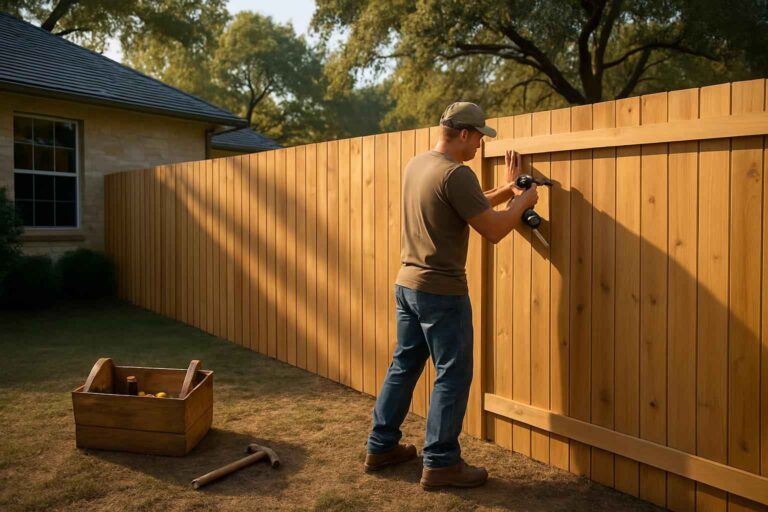 privacy fence installer in waring tx