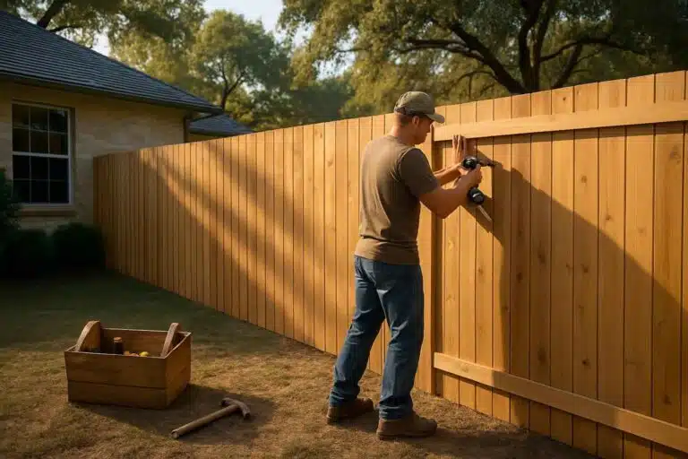 Fence Installation Contractor In Waring TX privacy fence installer in waring tx