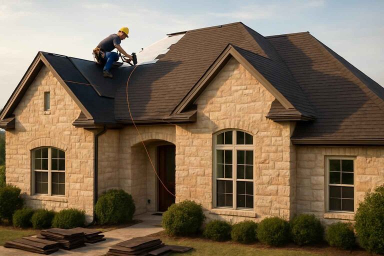 roof replacement company in waring tx