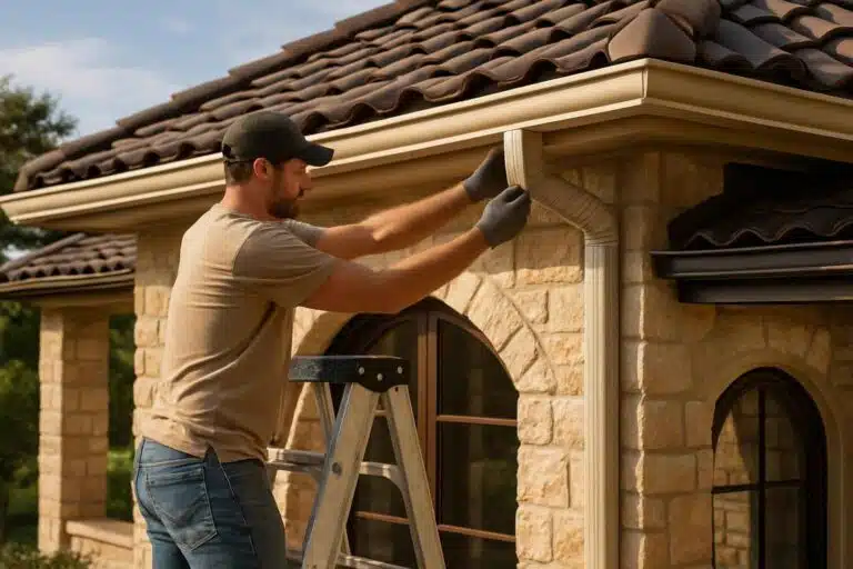 Gutter Installation Contractor In Center Point TX seamless gutter installer in center point tx