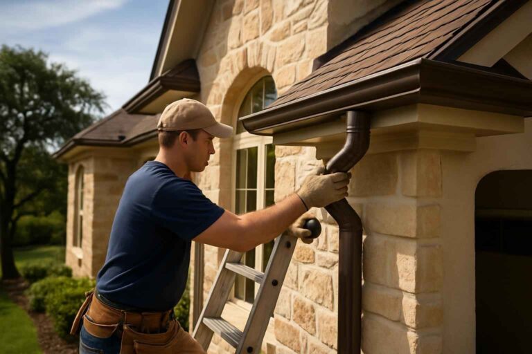 seamless gutter installer in waring tx