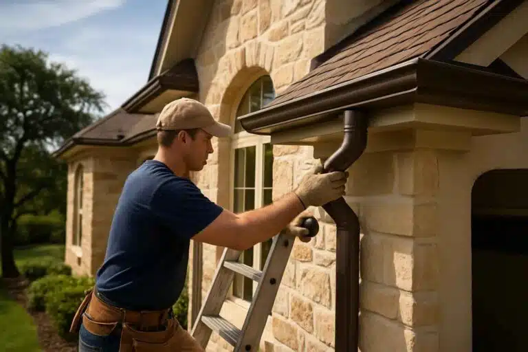 Gutter Installation Contractor In Waring TX seamless gutter installer in waring tx