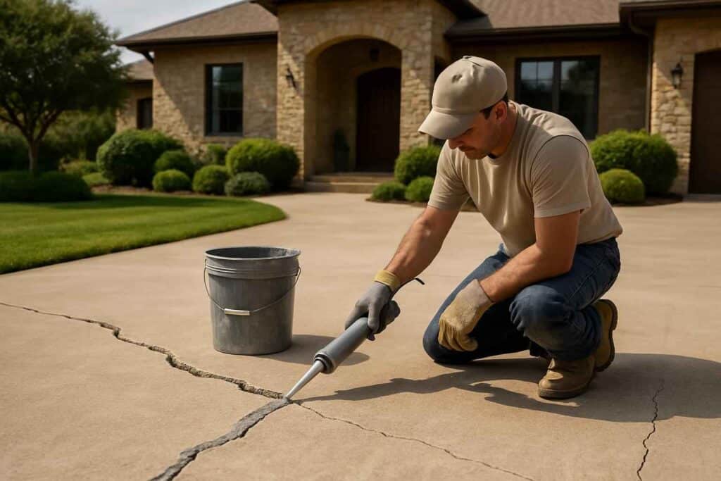 slab crack repair service in center point tx