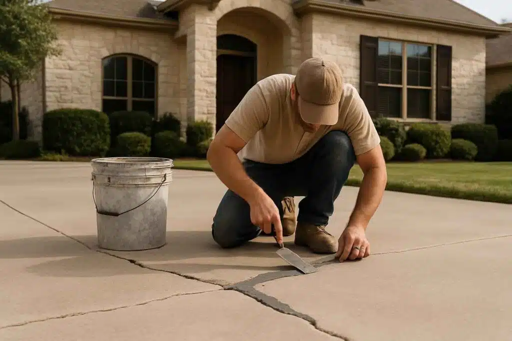 slab crack repair service in ingram tx
