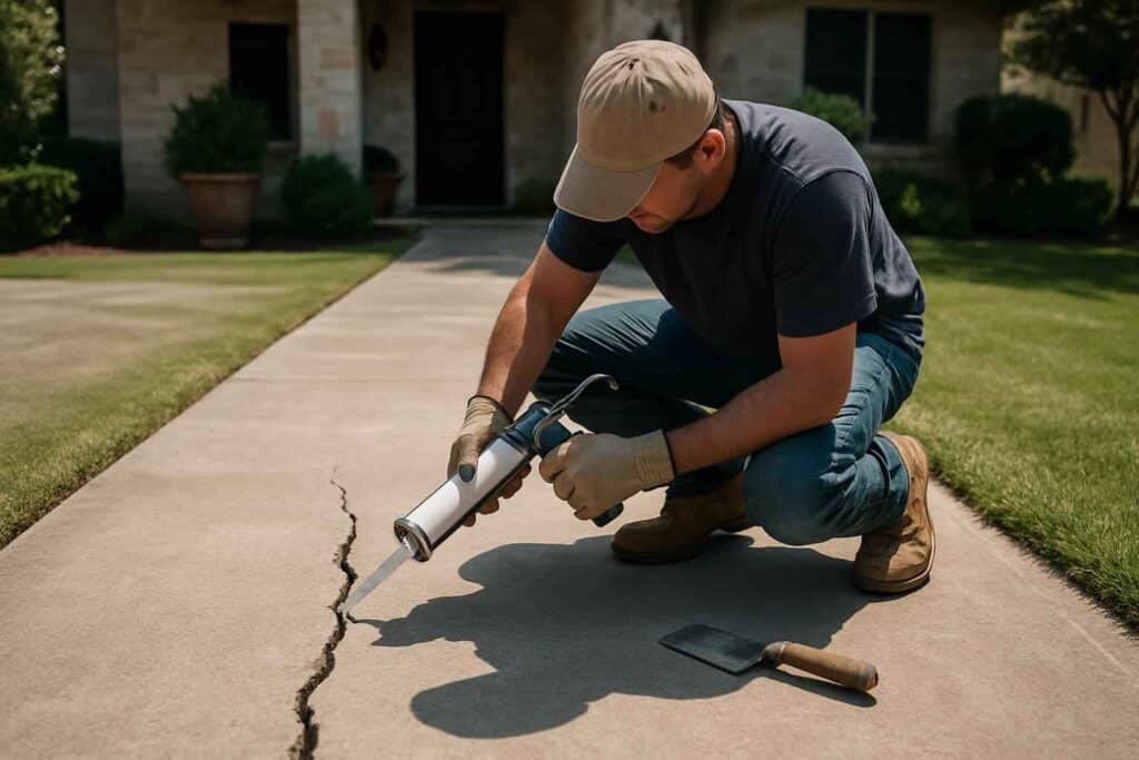 slab crack repair service in waring tx