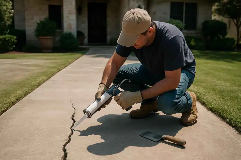 slab crack repair service in waring tx