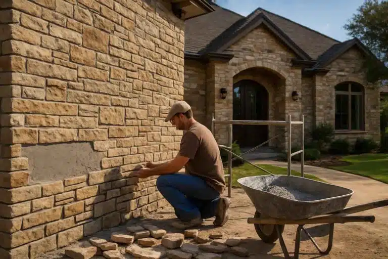 stone veneer installation service in johnson city tx