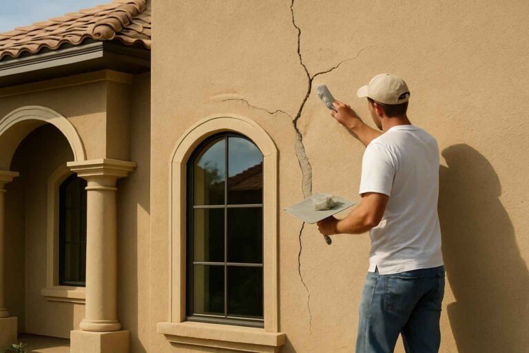 Stucco Repair Contractor In Camp Verde TX stucco crack repair service in camp verde tx