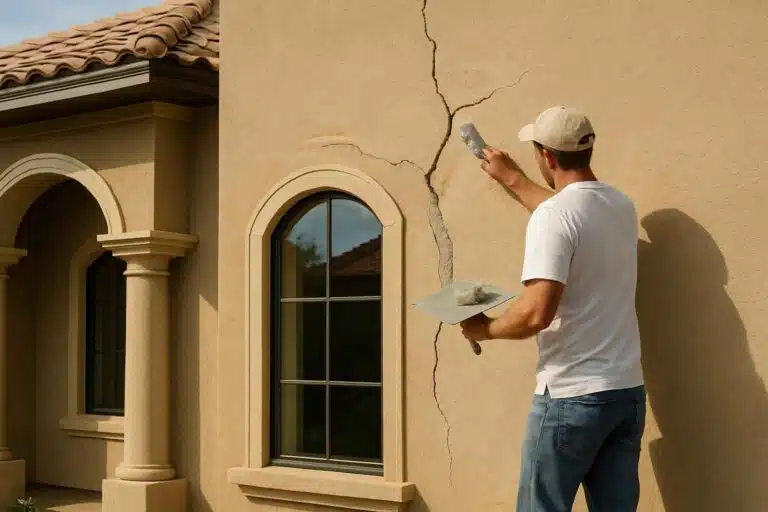 stucco crack repair service in camp verde tx