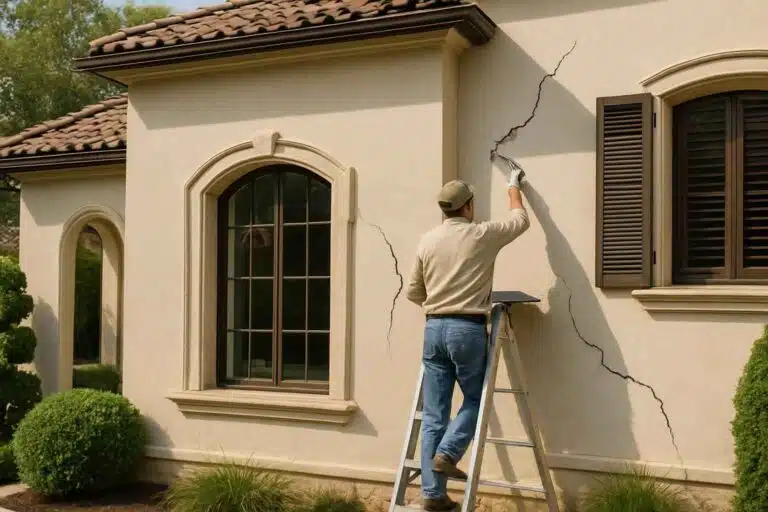 stucco crack repair service in center point tx