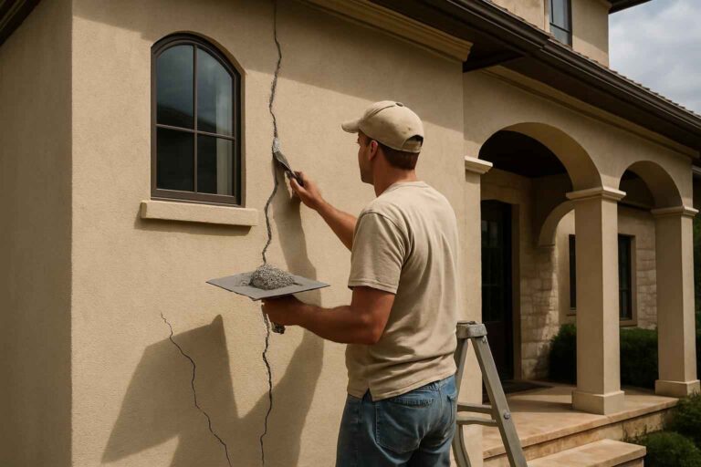 Stucco Repair Contractor In Kerrville TX stucco crack repair service in kerrville tx