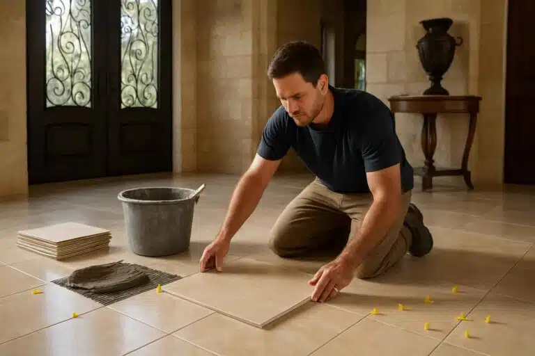 tile flooring installer in sisterdale tx