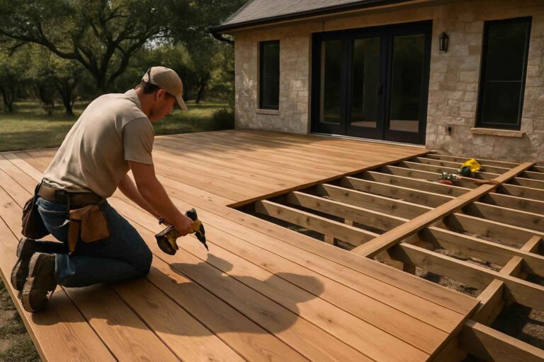 Deck Construction Contractor In Blanco TX wood deck builder in blanco tx