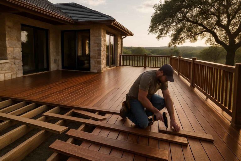 Deck Construction Contractor In Center Point TX wood deck builder in center point tx