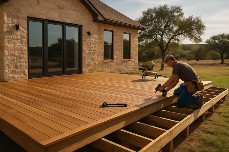 Deck Construction Contractor In Johnson City TX wood deck builder in johnson city tx