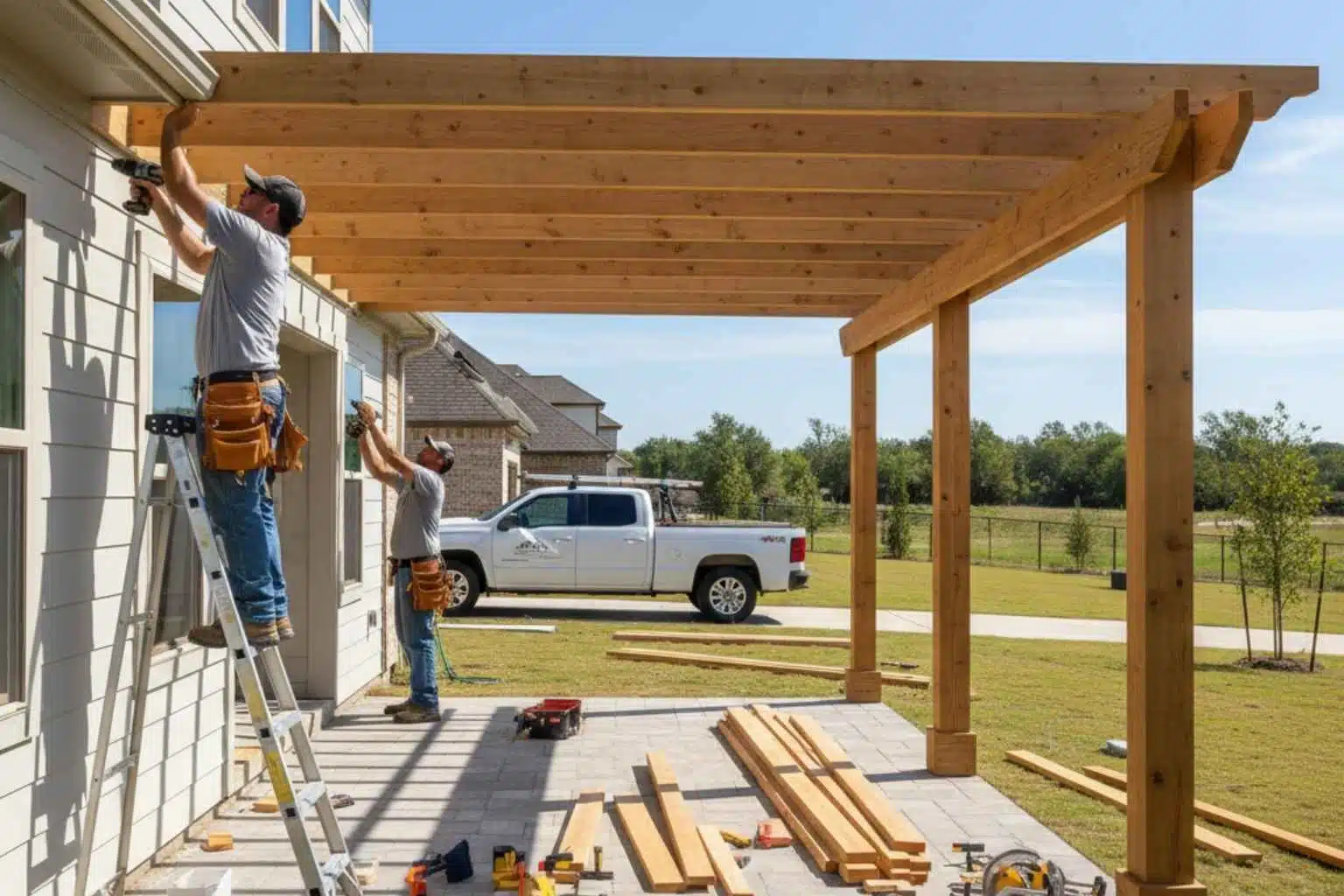 Attached Pergola Installer in Cypress Mill TX