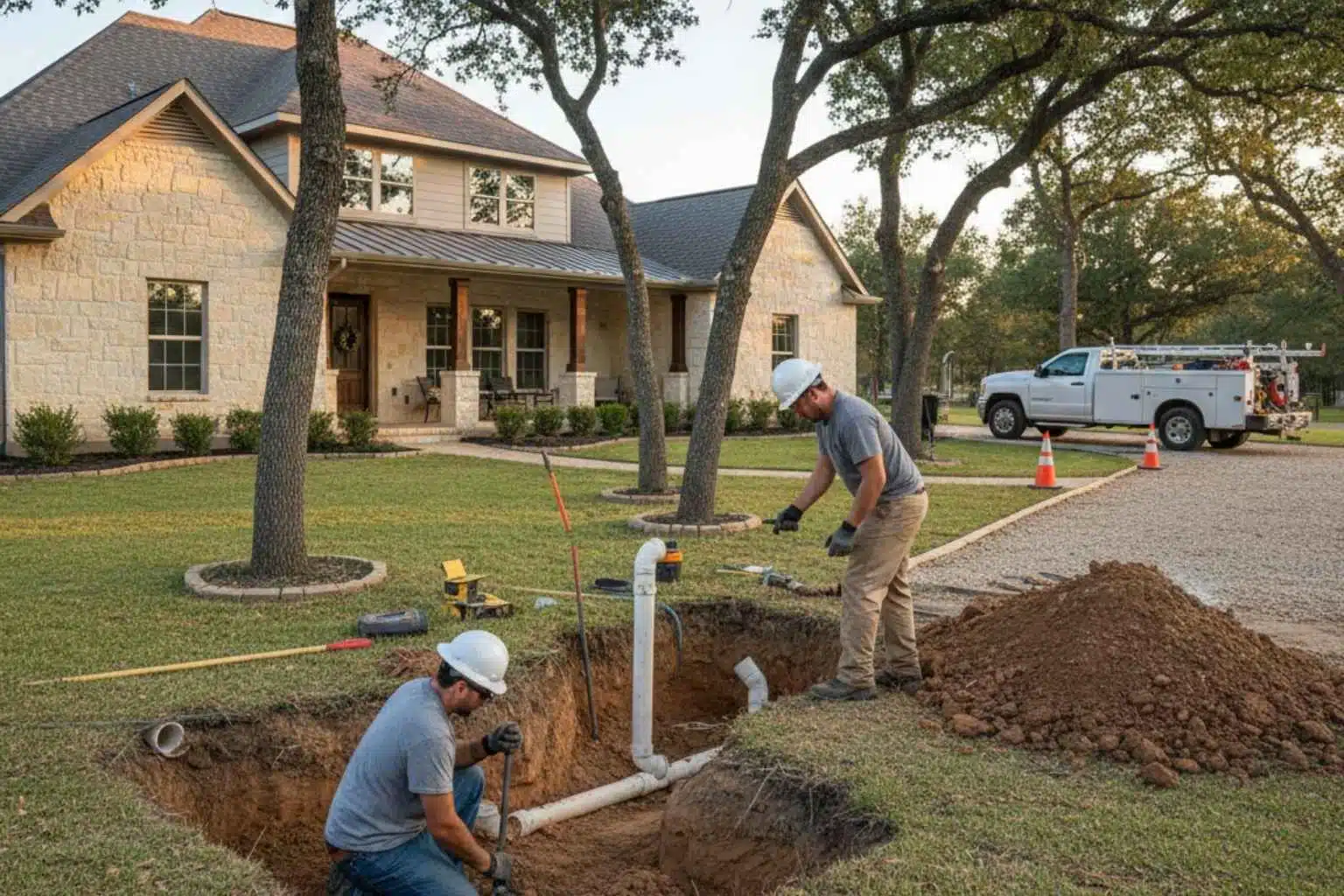 Drainage Solutions Contractor In Cypress Mill TX Drainage Repair Service In Cypress Mill TX